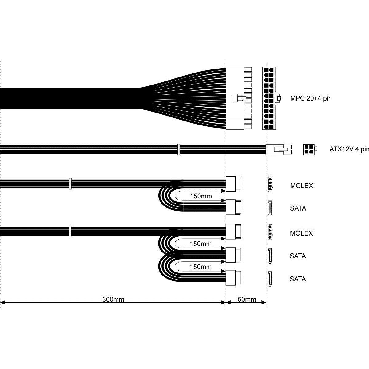 Fuente de Alimentación Akyga AK-B1-500E 500 W RoHS CE REACH ATX