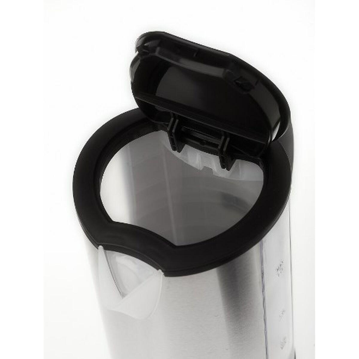 Hervidor Adler AD 1216 Negro Plateado Acero Inoxidable Plástico 2000 W 2200 W 1,7 L