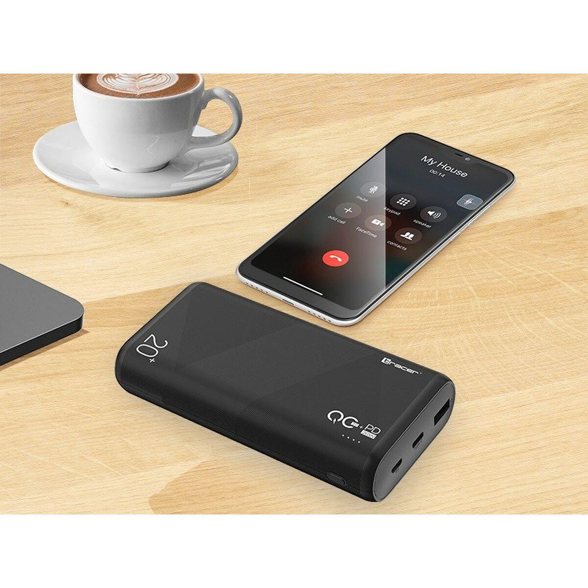 Power Bank Tracer AMOS Negro 20000 mAh