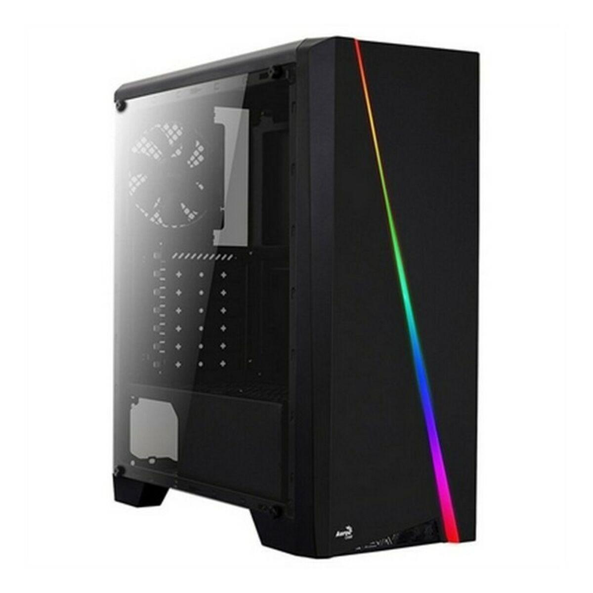 Caja Semitorre ATX Aerocool Cylon RGB USB3.0 Negro LED RGB