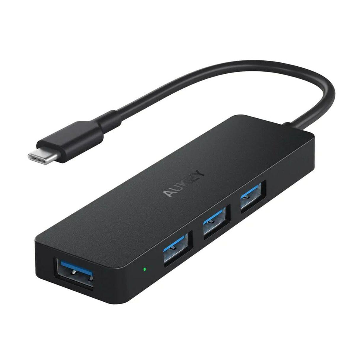 Hub USB Aukey CBC64 Negro