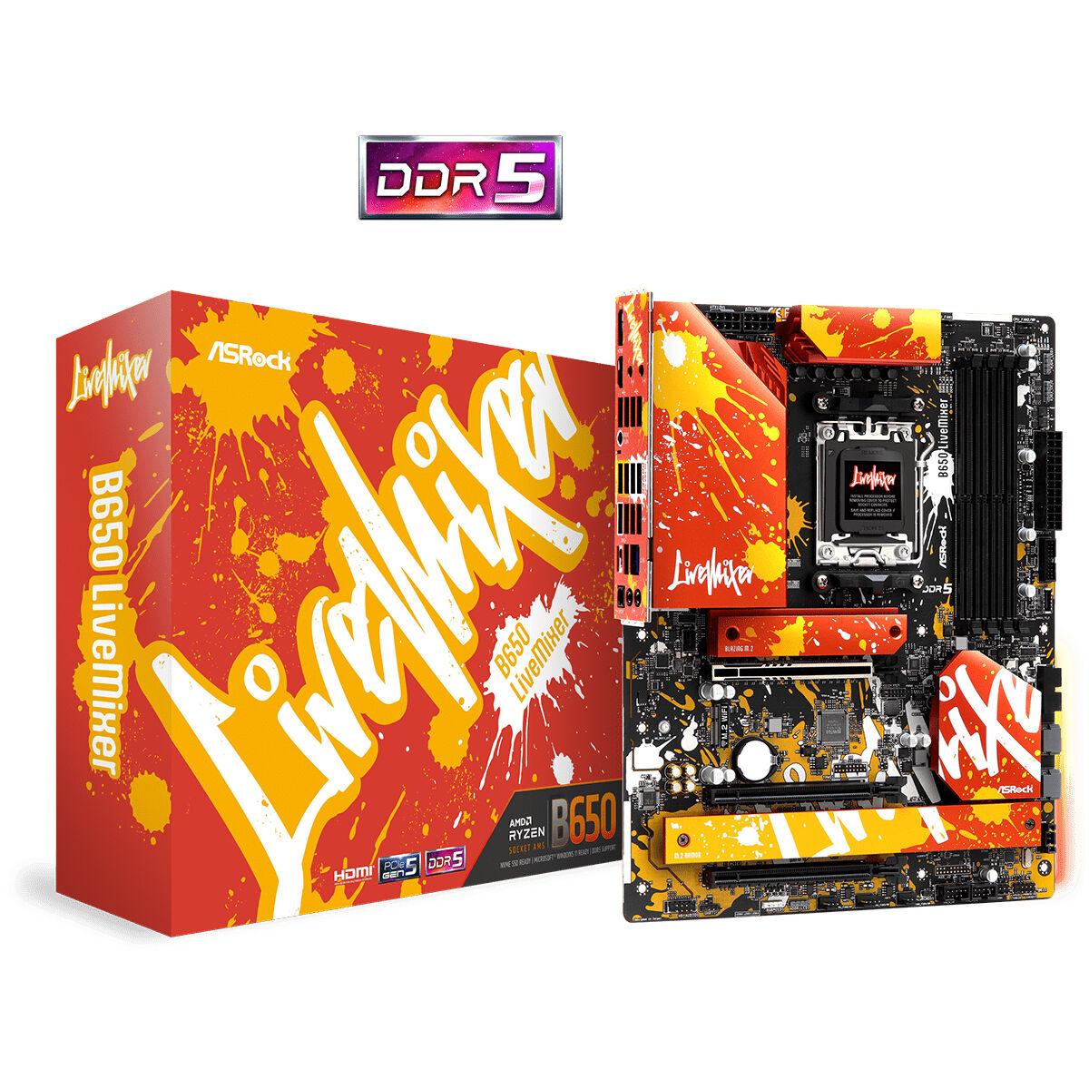 Placa Base ASRock B650 LiveMixer AMD AMD B650 AMD AM5