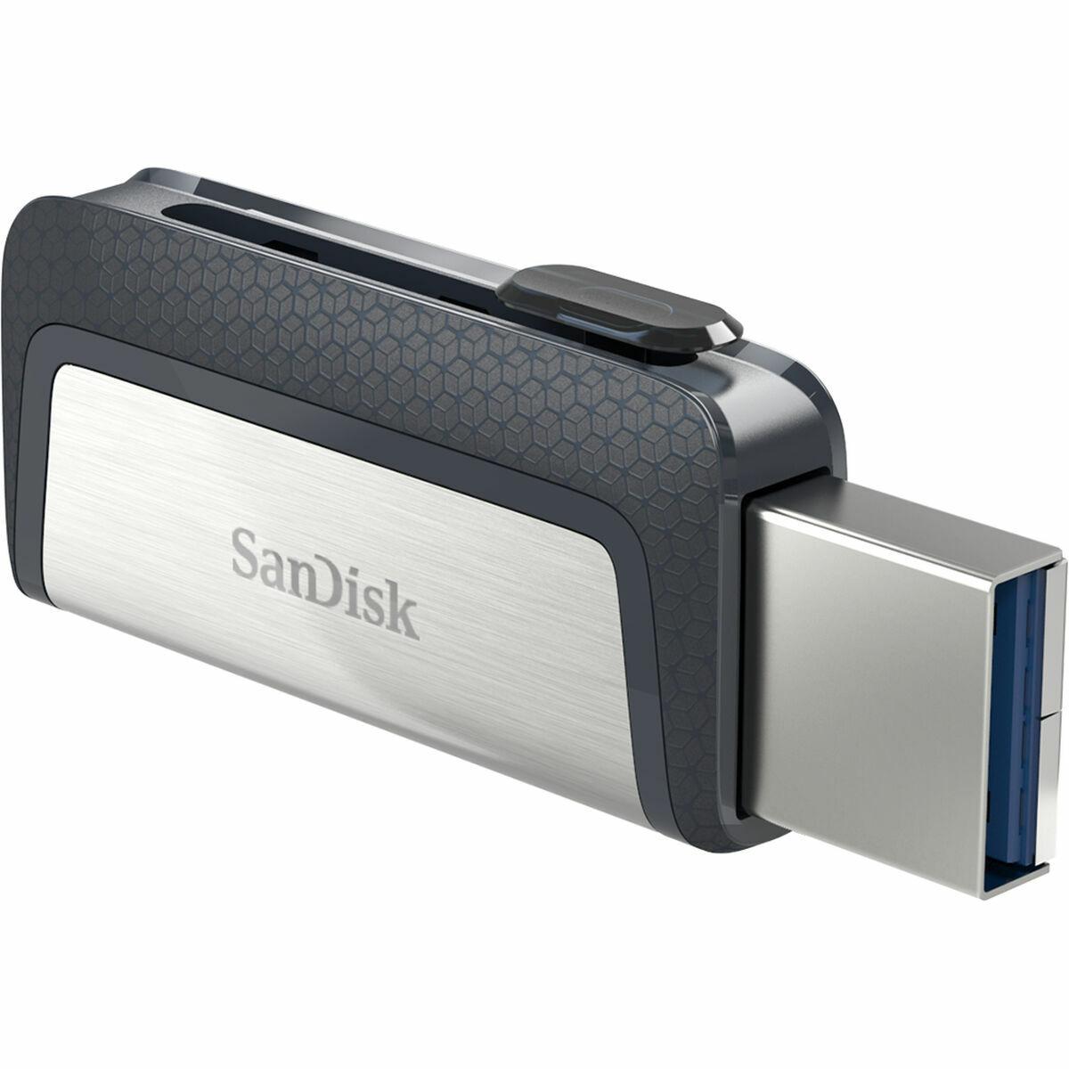 Memoria USB SanDisk SDDDC2-128G-G46 Negro Plateado 128 GB (1 unidad)