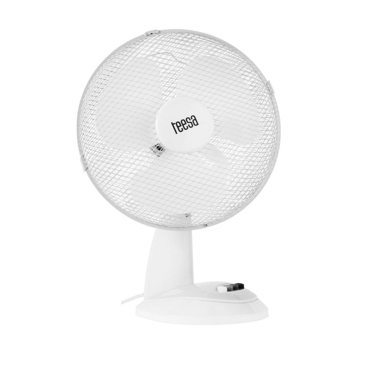 Ventilador de Sobremesa TEESA TSA8023 Blanco