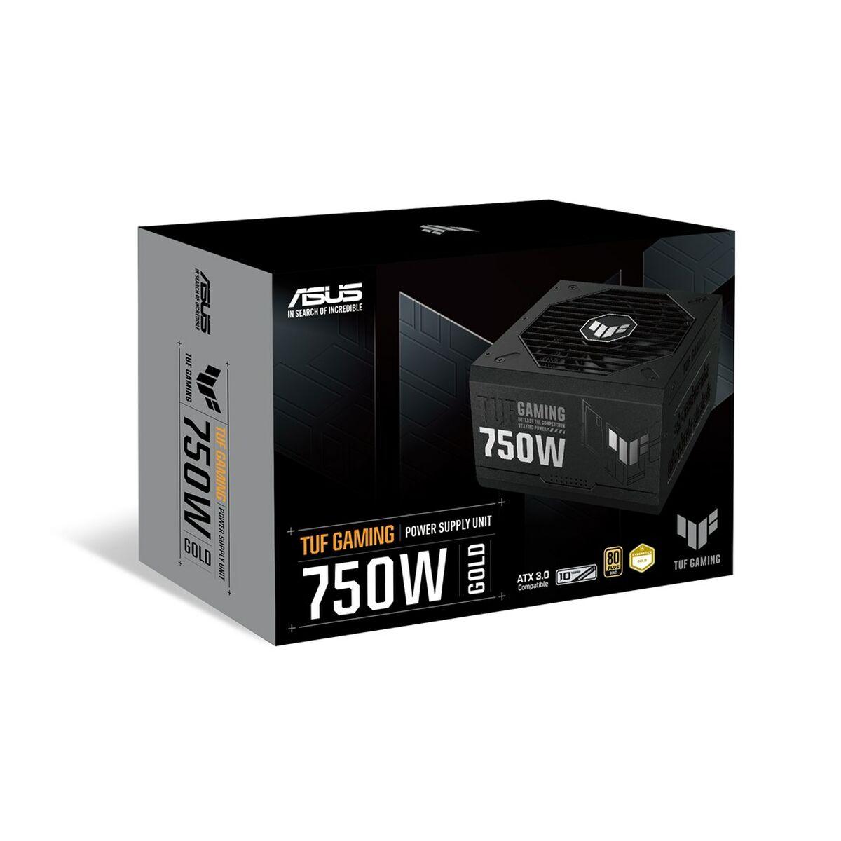 Fuente de Alimentación Asus TUF Gaming Gold 750 W 130 W 80 Plus Gold RoHS Modular ATX