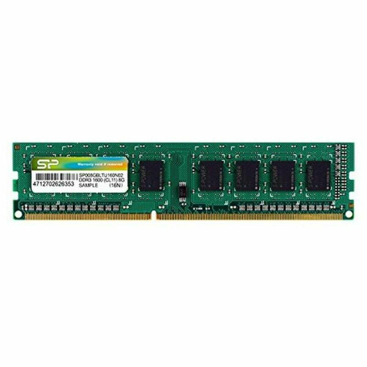 Memoria RAM Silicon Power SP008GBLTU160N02 DDR3 240-pin DIMM 8 GB 1600 Mhz 8 GB 1600 mHz CL11