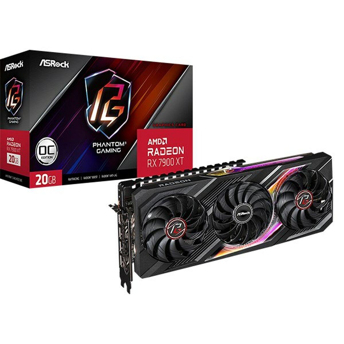 Tarjeta Gráfica ASRock RX7900XT PG 20GO AMD Radeon RX 7900 XT GDDR6 20 GB