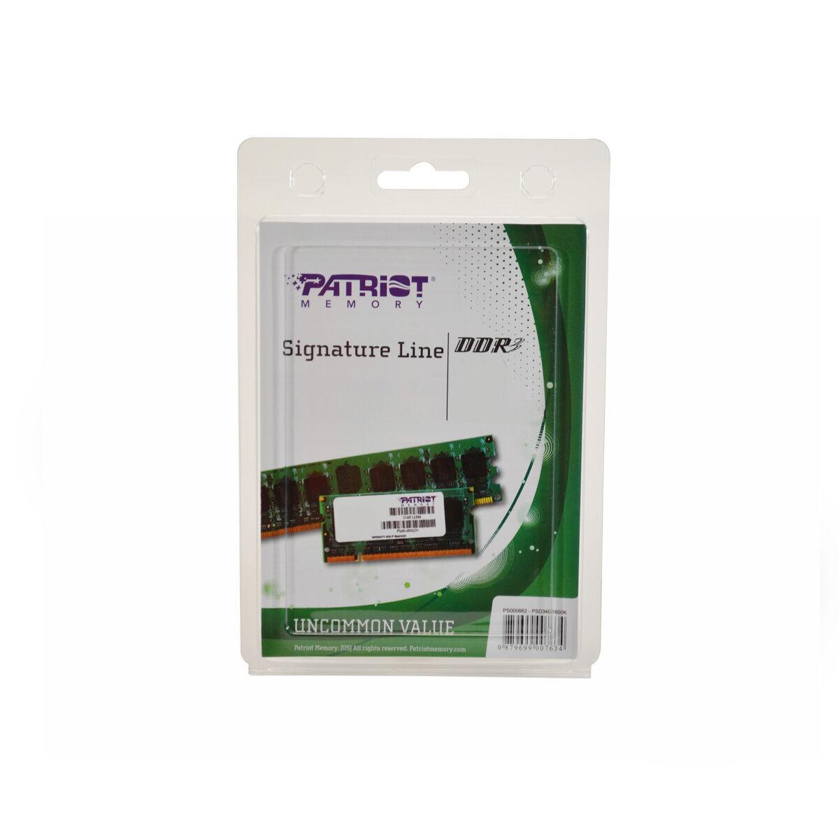 Memoria RAM Patriot Memory 8GB PC3-12800 DDR3 8 GB CL11