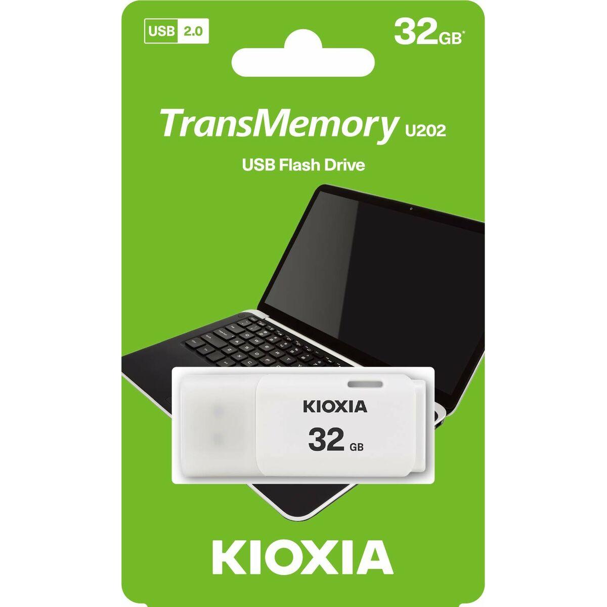 Memoria USB Kioxia TransMemory U202 Blanco 32 GB