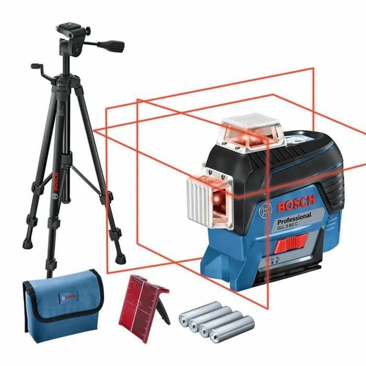 Nivel láser BOSCH GLL 3-80 C Professional + BT 150
