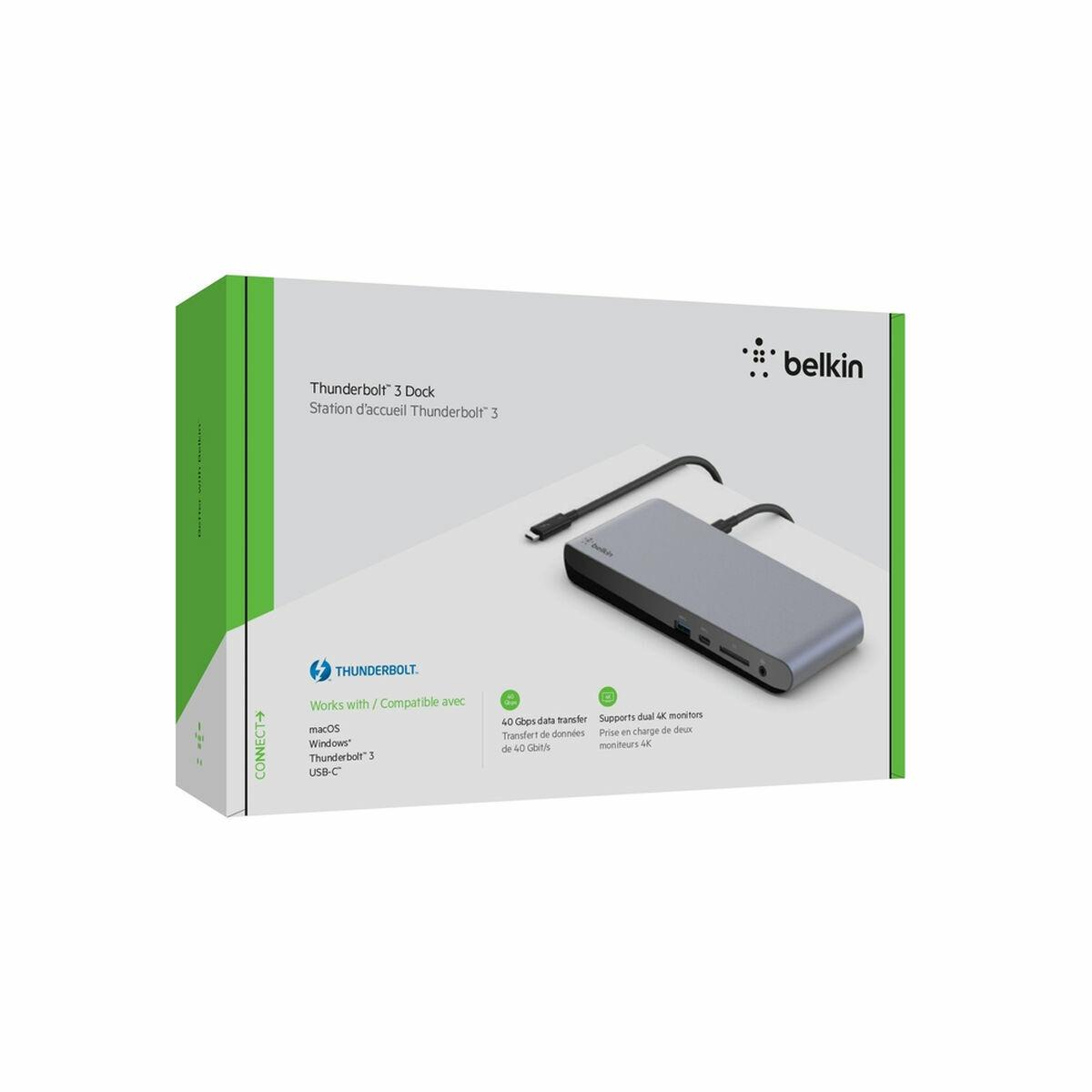 Dockstation Belkin F4U097VF Negro 170 W (1 unidad)