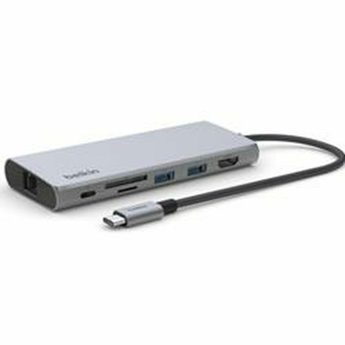 Hub USB Belkin INC009BTSGY Plateado (1 unidad)