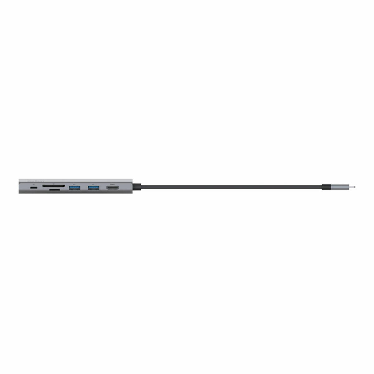 Hub USB Belkin INC009BTSGY Plateado (1 unidad)
