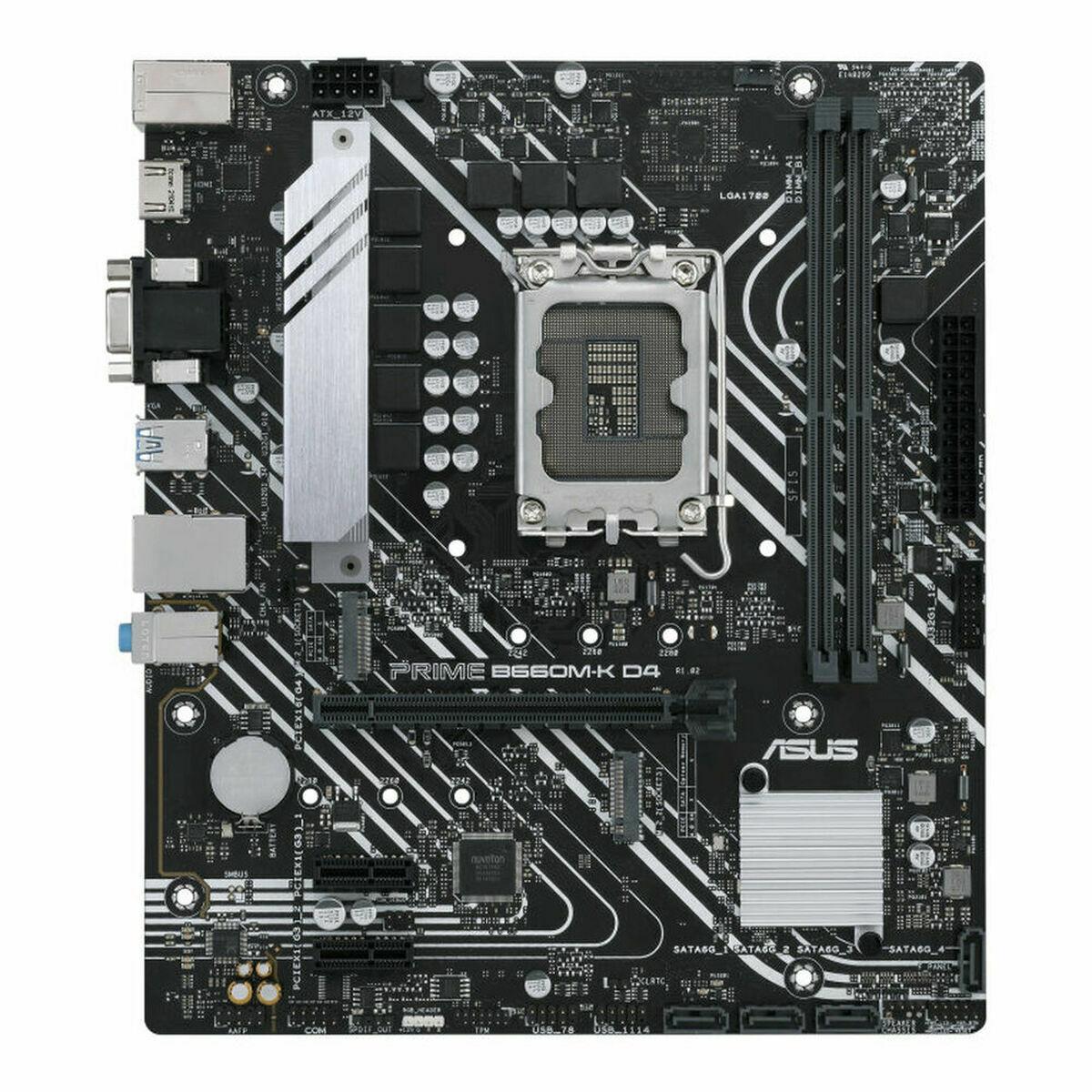 Placa Base Asus ASUCMPB660MK0 mATX 4XDDR4 LGA 1700 INTEL B660