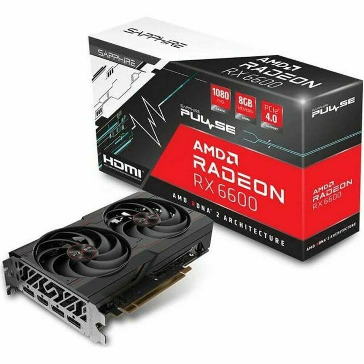 Tarjeta Gráfica Sapphire 11310-01-20G AMD Radeon RX 6600 8 GB GDDR6