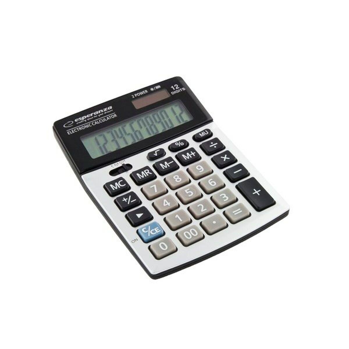 Calculadora Esperanza ECL102 Negro/Plateado