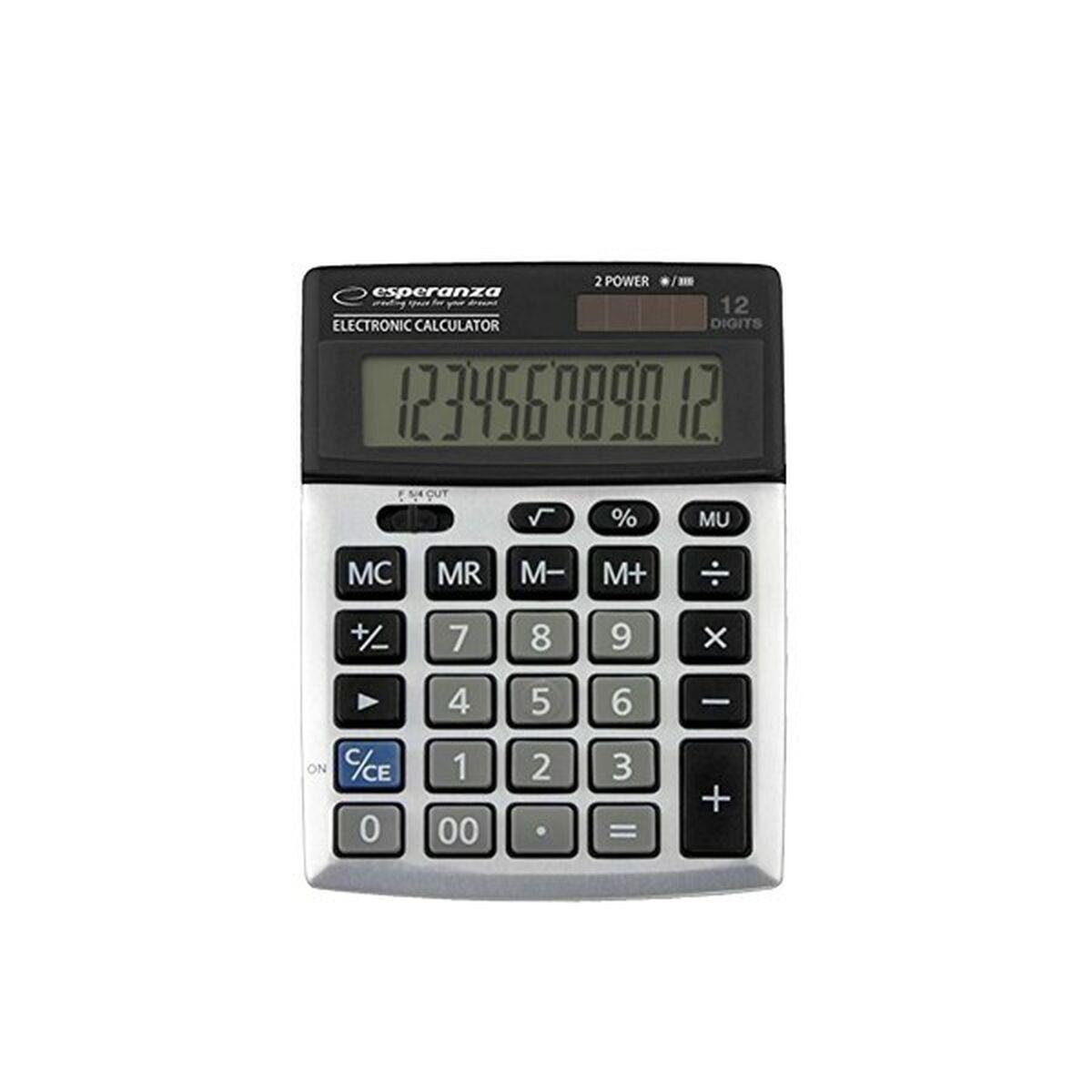 Calculadora Esperanza ECL102 Negro/Plateado