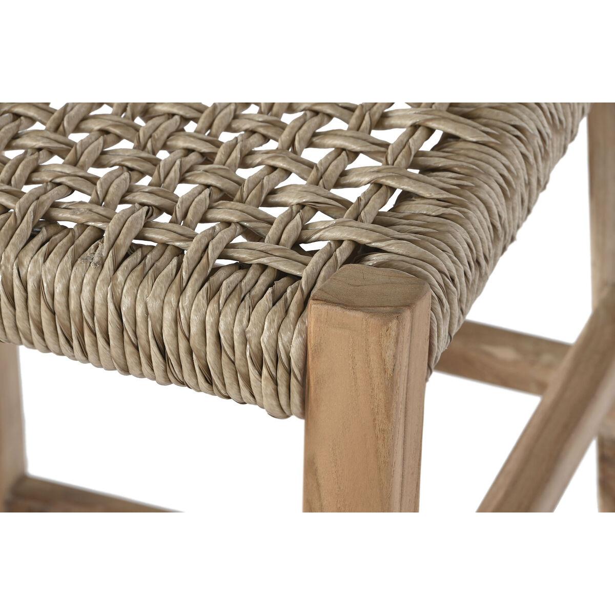 Taburete DKD Home Decor Natural Teca 52 x 55 x 98 cm