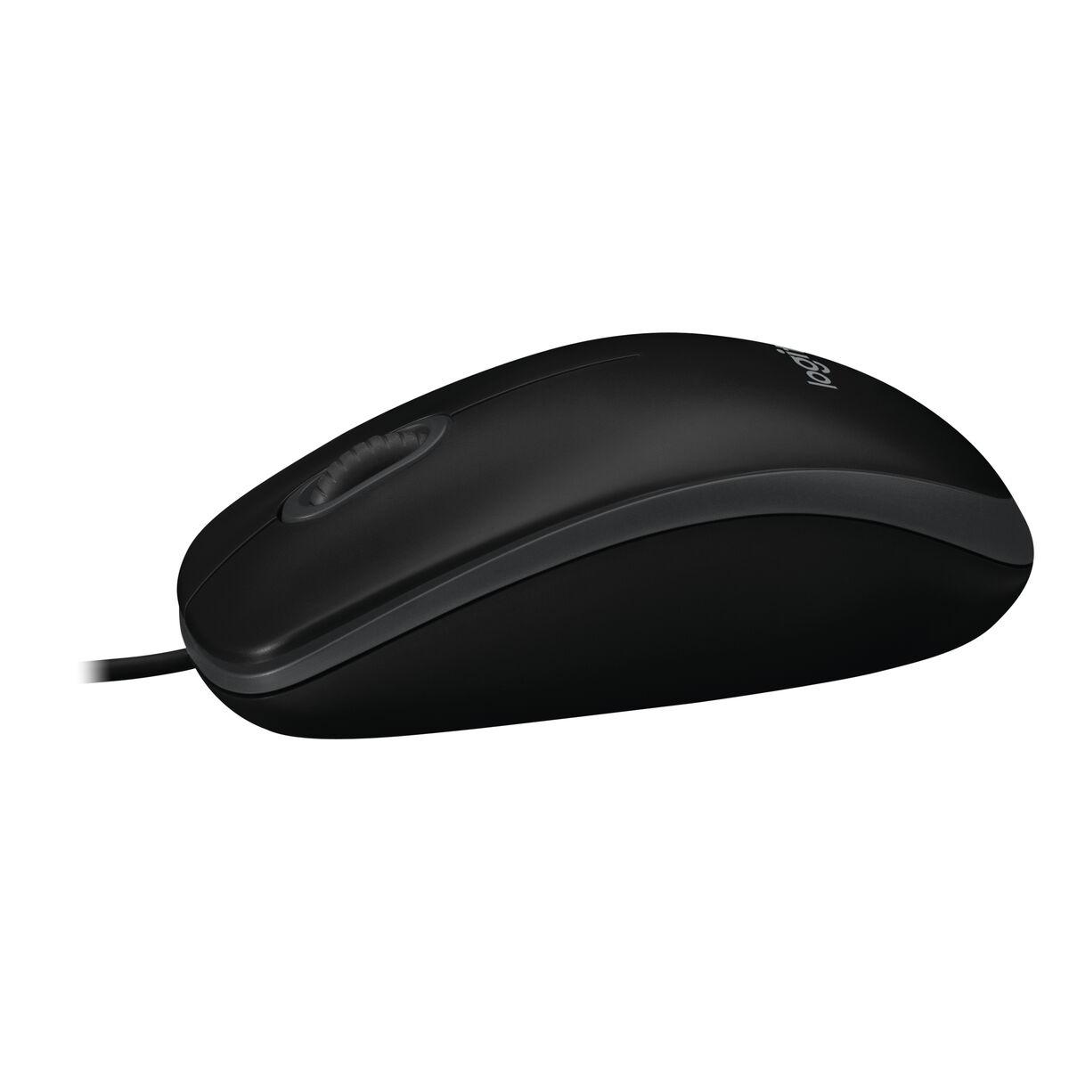 Ratón Logitech B100 Negro Monocromo
