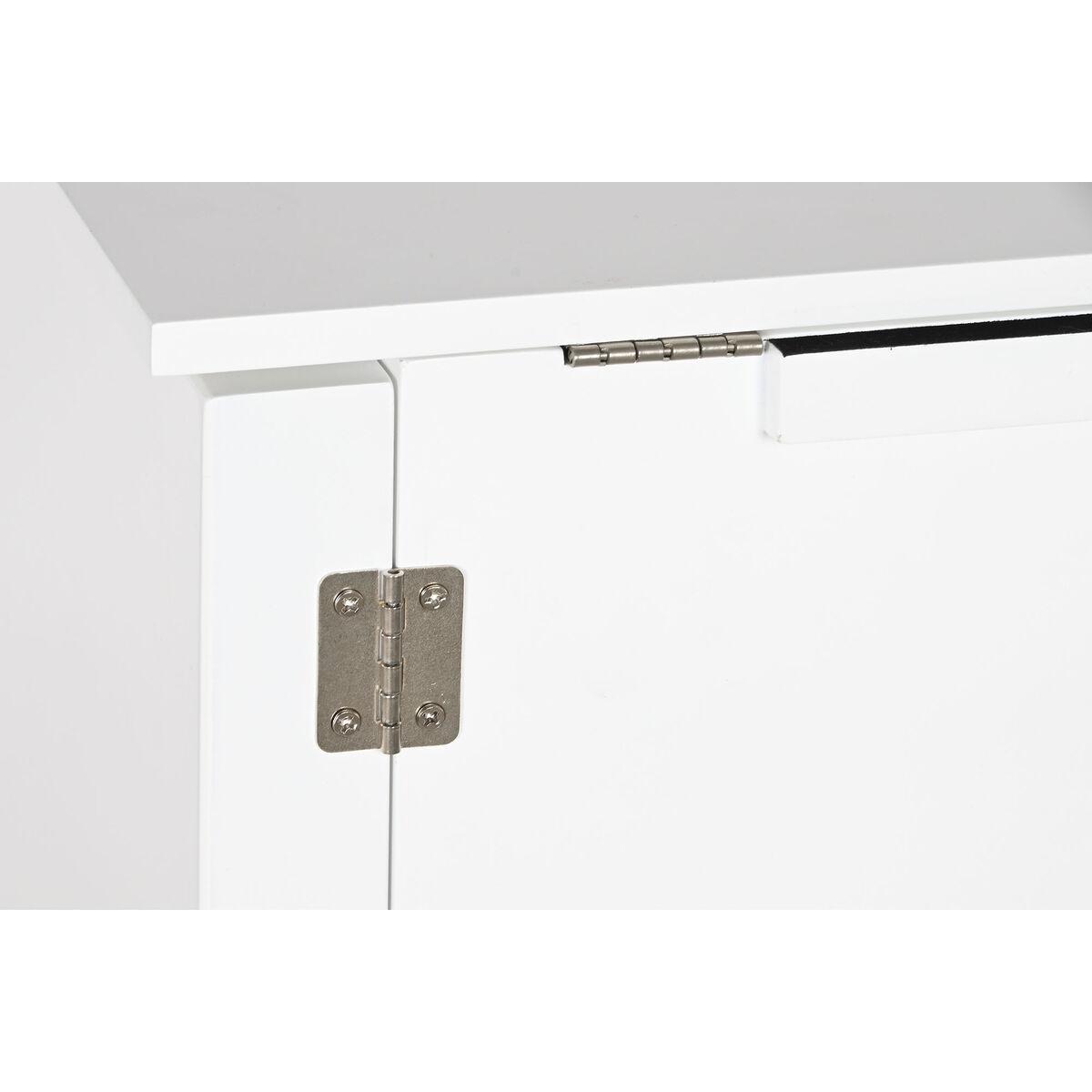 Joyero de Pie Home ESPRIT Blanco Espejo Madera MDF 34 x 26,5 x 92 cm