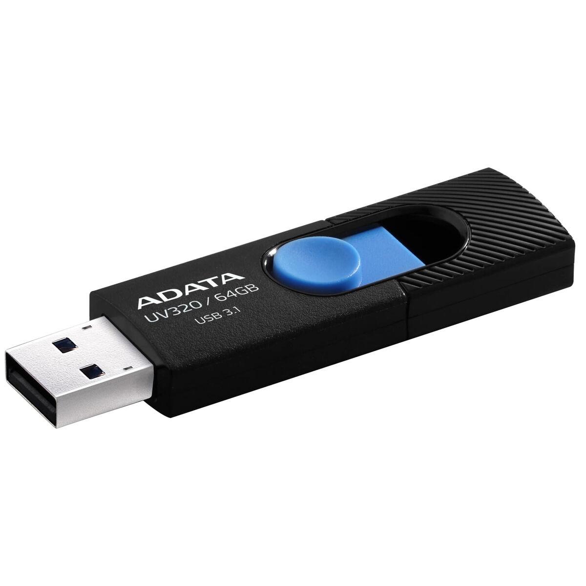 Memoria USB Adata UV320 64 GB Negro/Azul