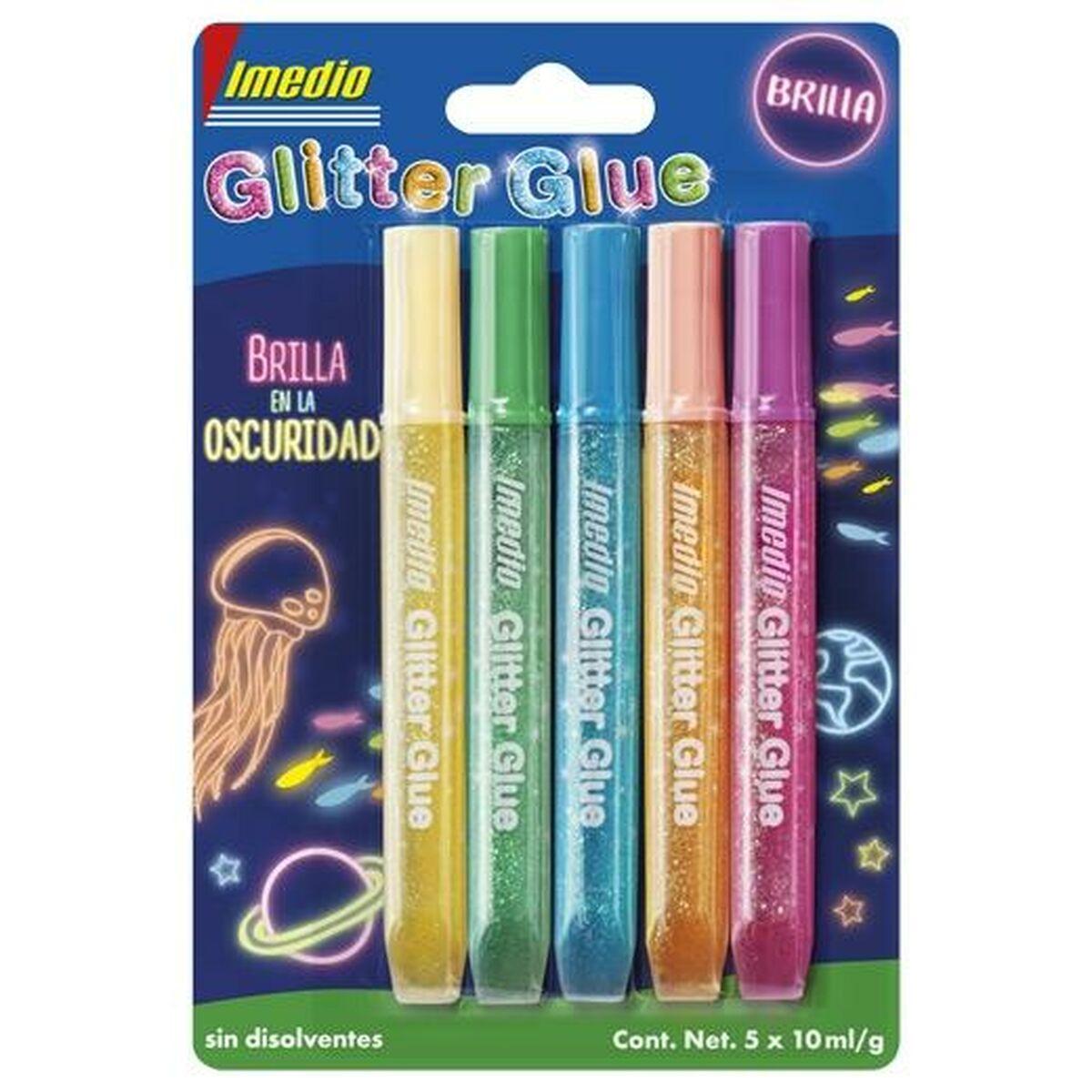 Pegamento Imedio Brilla en la Oscuridad Multicolor 10 ml