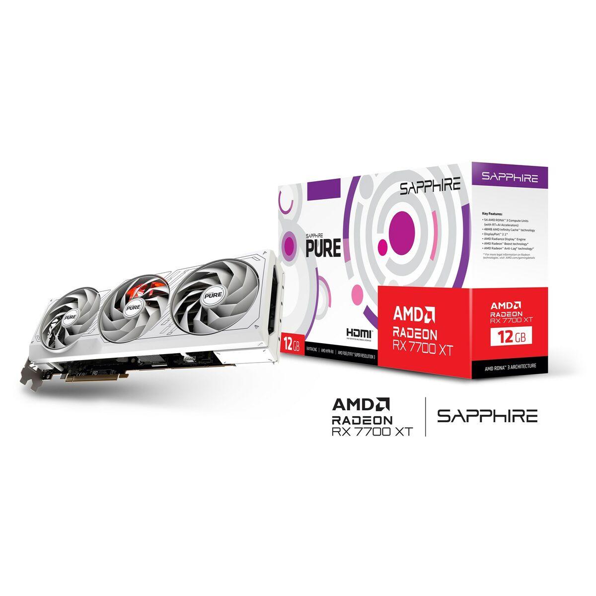 Tarjeta Gráfica Sapphire SAPPHIRE AMD RADEON RX 7700 XT GDDR6 12 GB