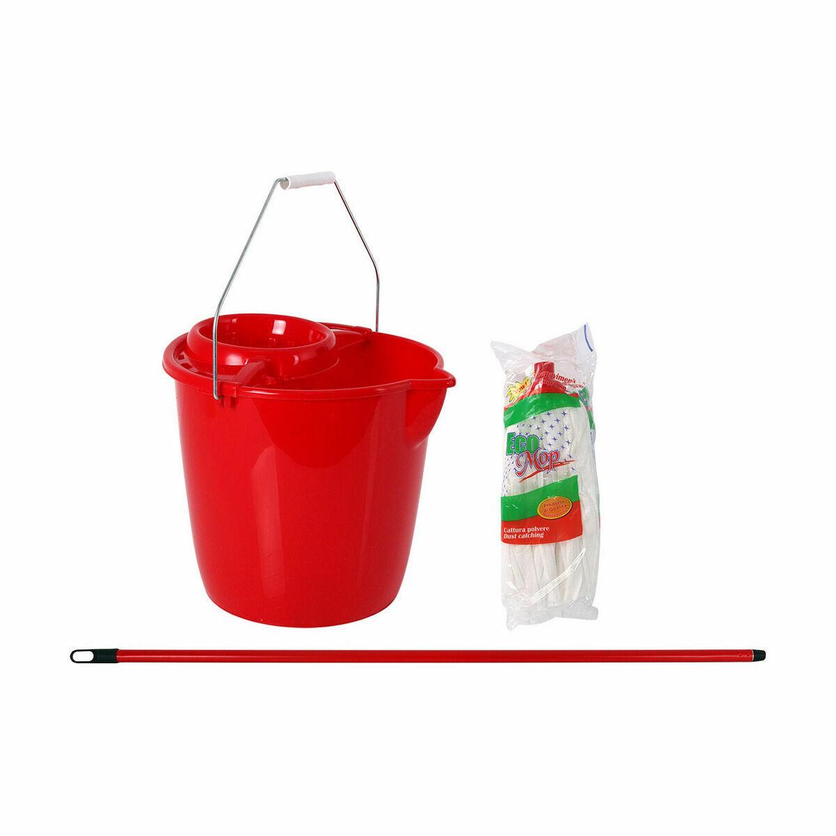 Cubo de Fregar Roja Rojo 12 L