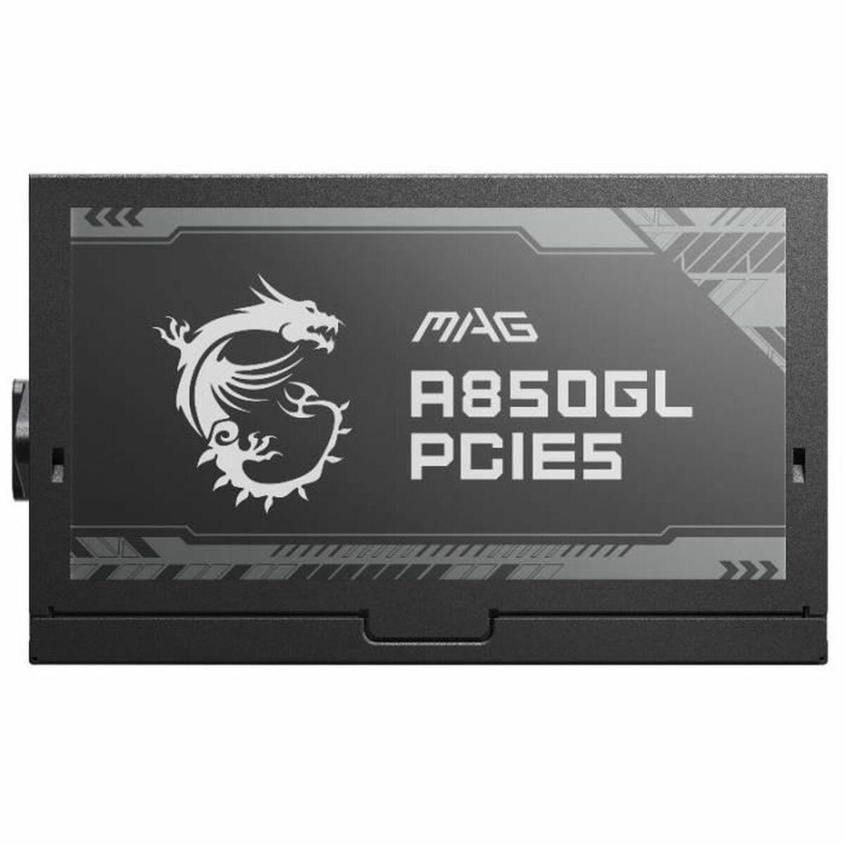 Fuente de Alimentación MSI MAG A850GL PCIE5 850 W 110 W 80 Plus Gold