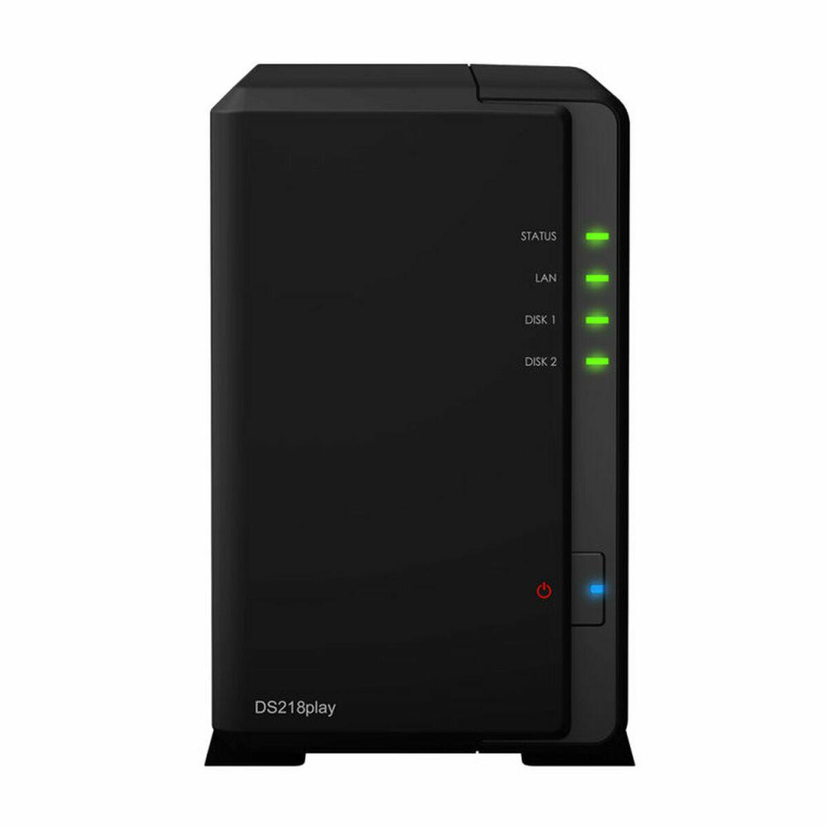 Almacenamiento en Red NAS Synology DS218play 20 dB 1 GB DDR4 Realtek RTD1296