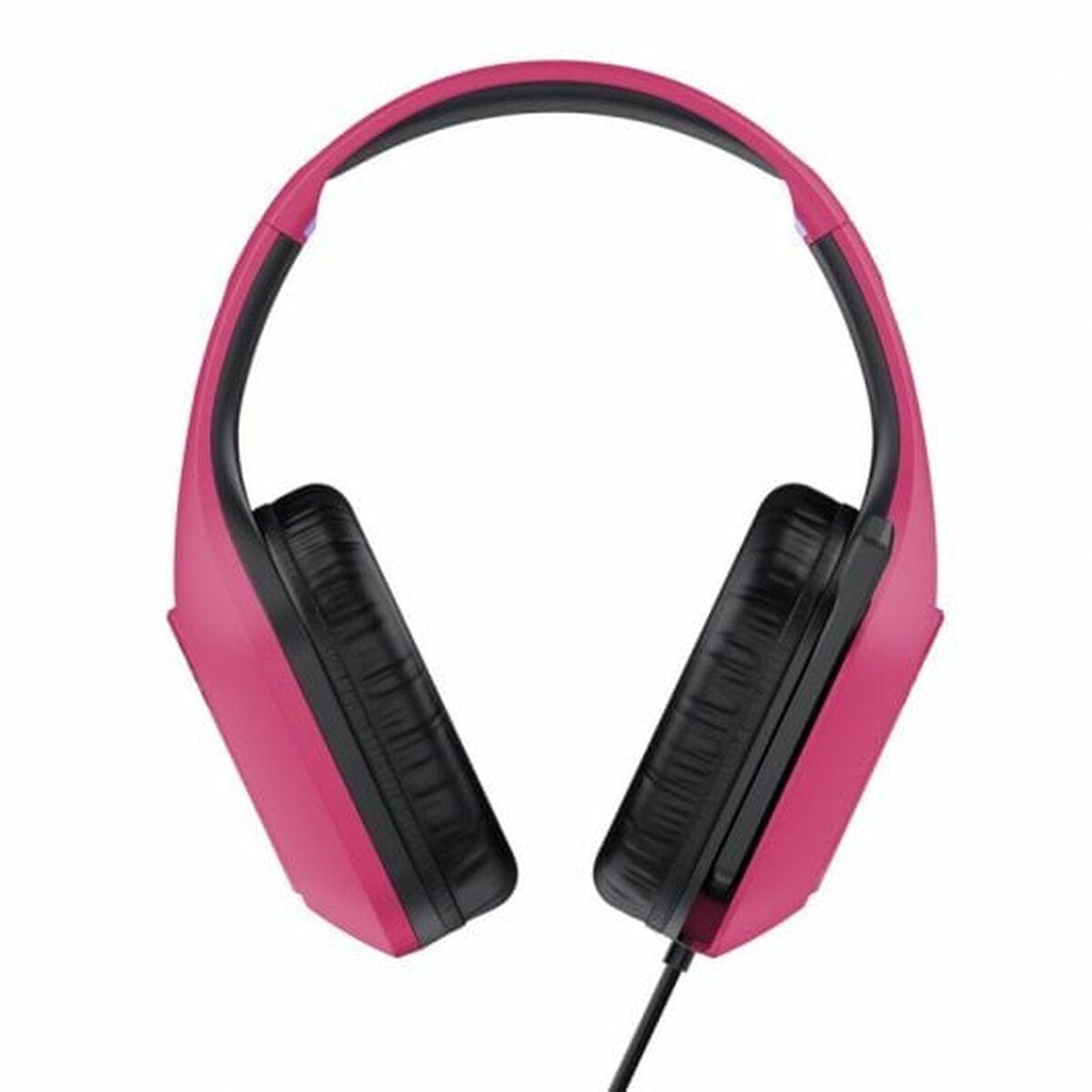 Auriculares con Micrófono Trust 24992 Negro Rosa