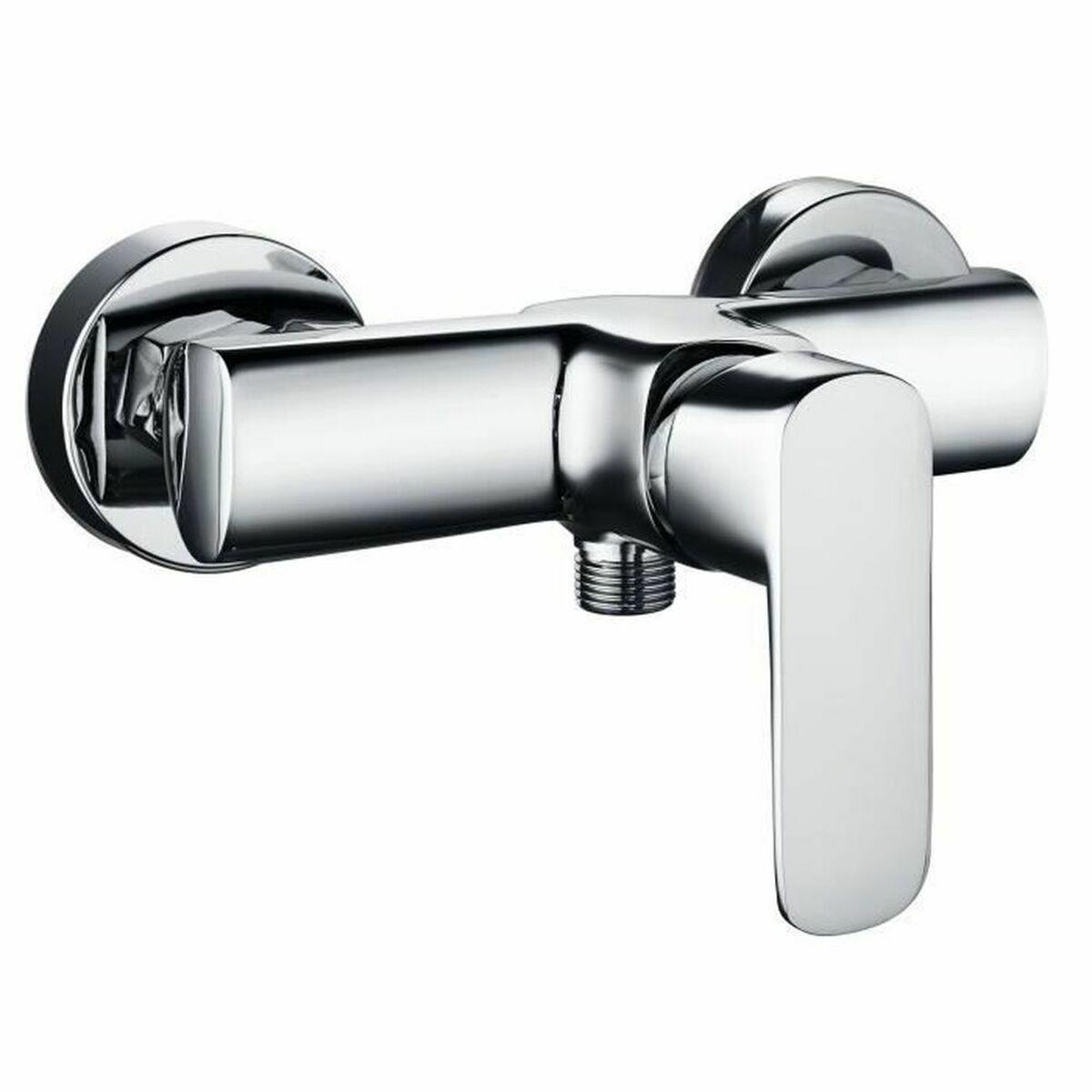 Grifo Rousseau Dunedin Gris Metal Latón 15 cm