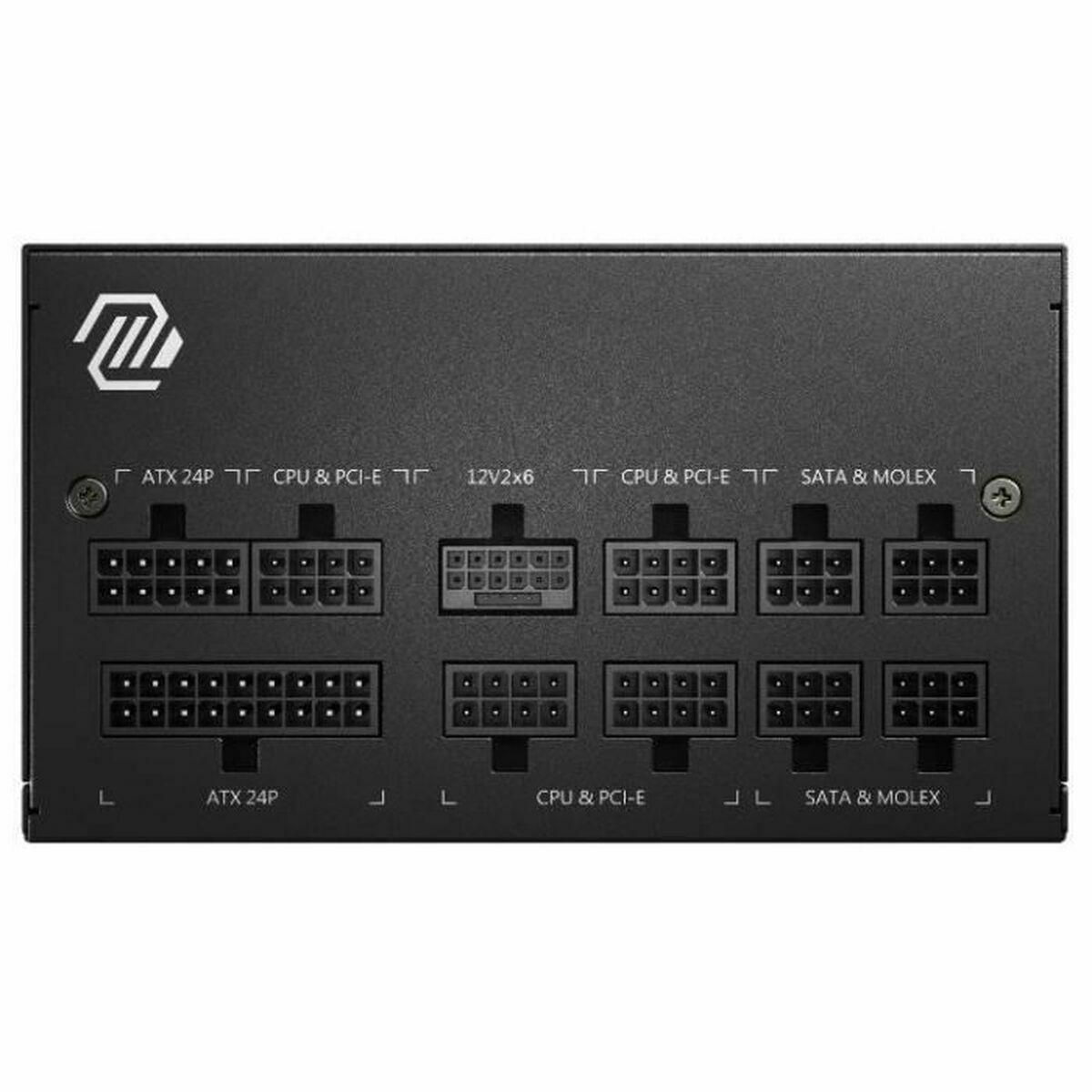 Fuente de Alimentación MSI MAG A850GL PCIE5 Modular 850 W 110 W 80 Plus Gold