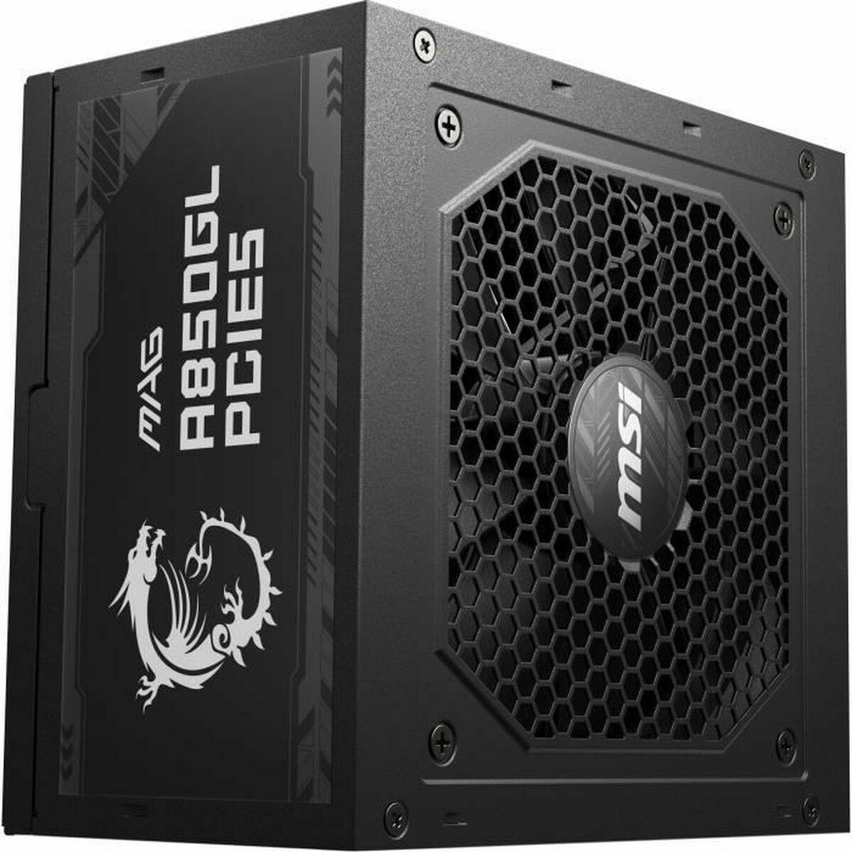 Fuente de Alimentación MSI MAG A850GL PCIE5 Modular 850 W 110 W 80 Plus Gold