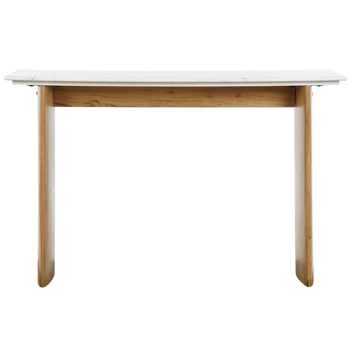 Recibidor Home ESPRIT Blanco Marrón 120 x 38 x 77 cm