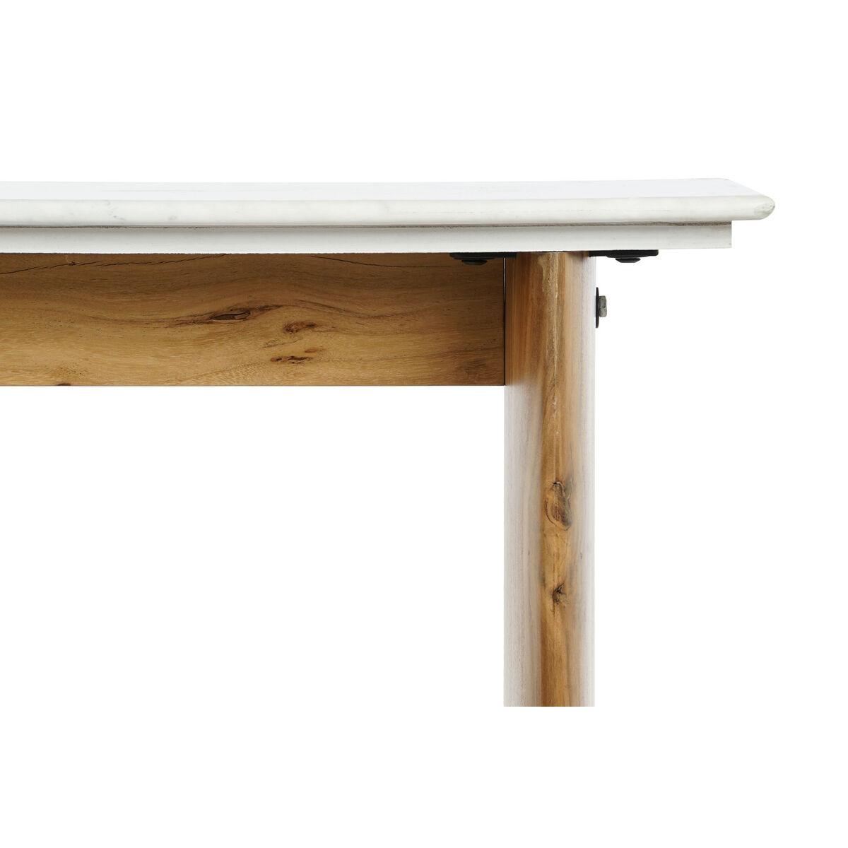 Recibidor Home ESPRIT Blanco Marrón 120 x 38 x 77 cm