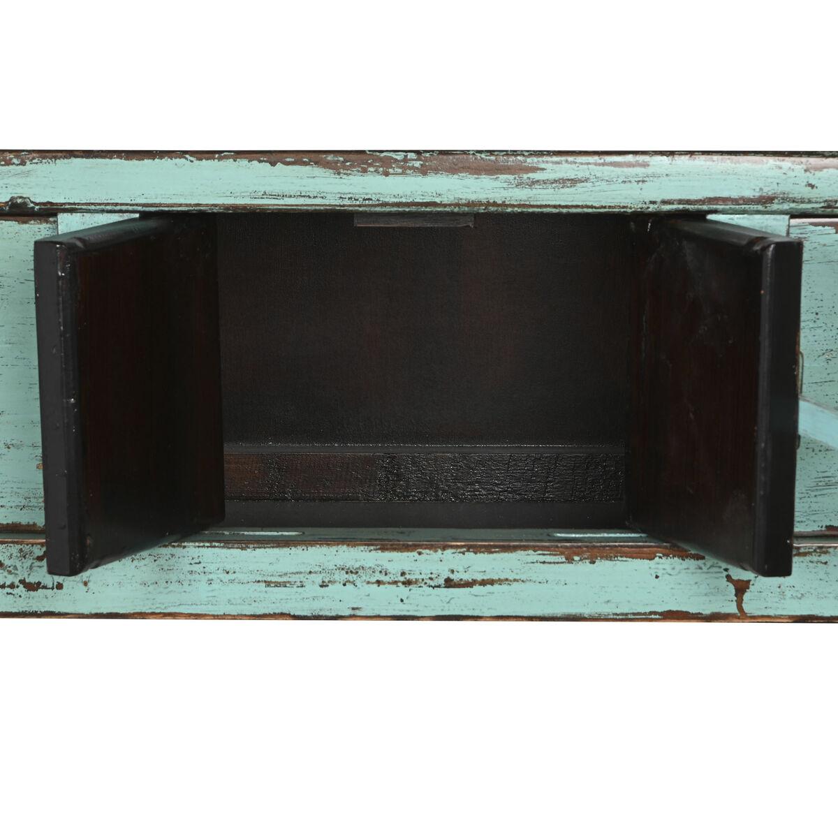 Consola Home ESPRIT Turquesa Madera de olmo 170 x 49 x 88 cm