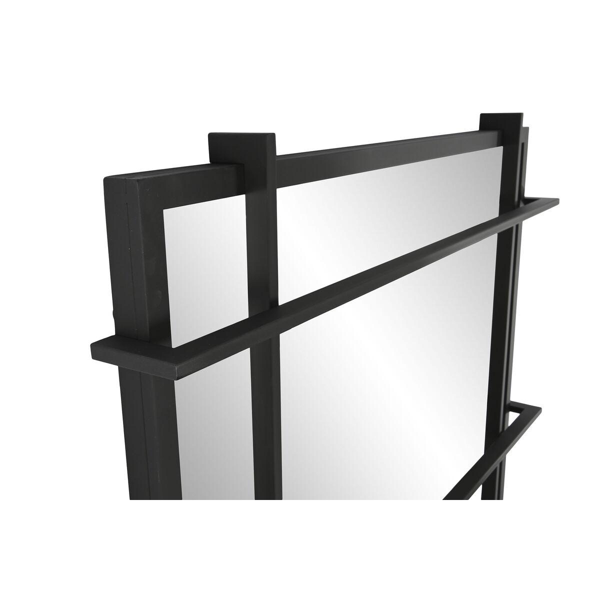 Espejo de pared Home ESPRIT Negro Hierro De pie 75 x 7 x 202 cm
