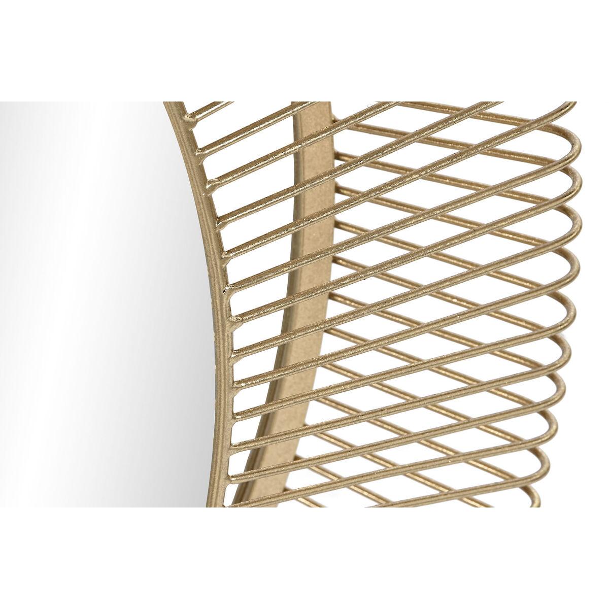 Espejo de pared Home ESPRIT Dorado Hierro 106 x 13 x 106 cm