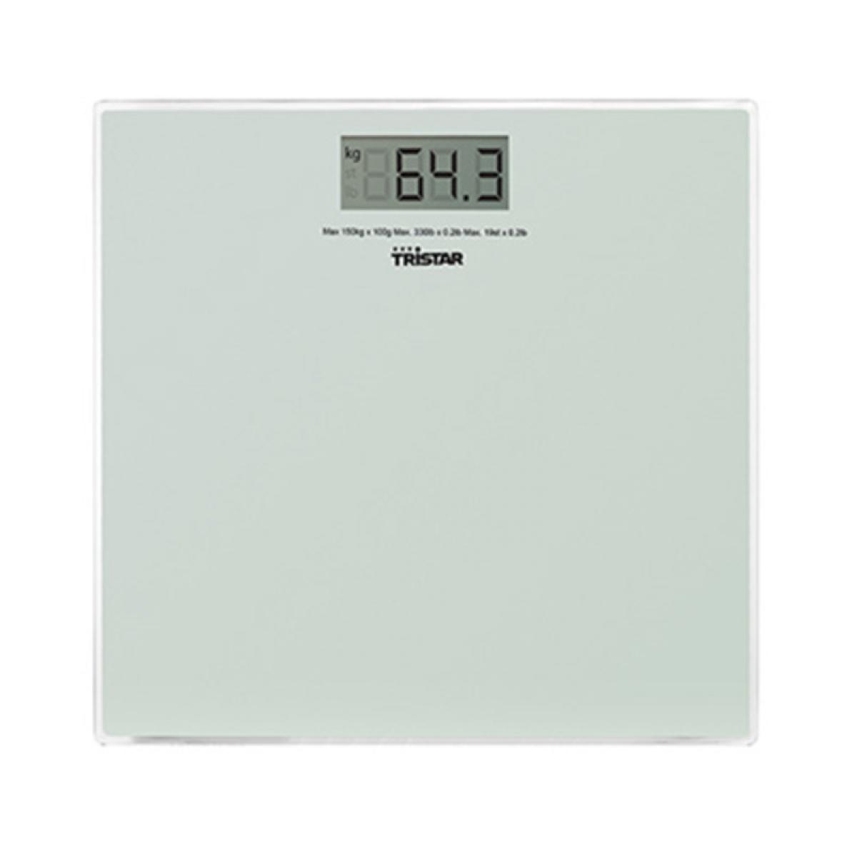 Báscula Digital de Baño Tristar WG-2419 Blanco Vidrio 2 g