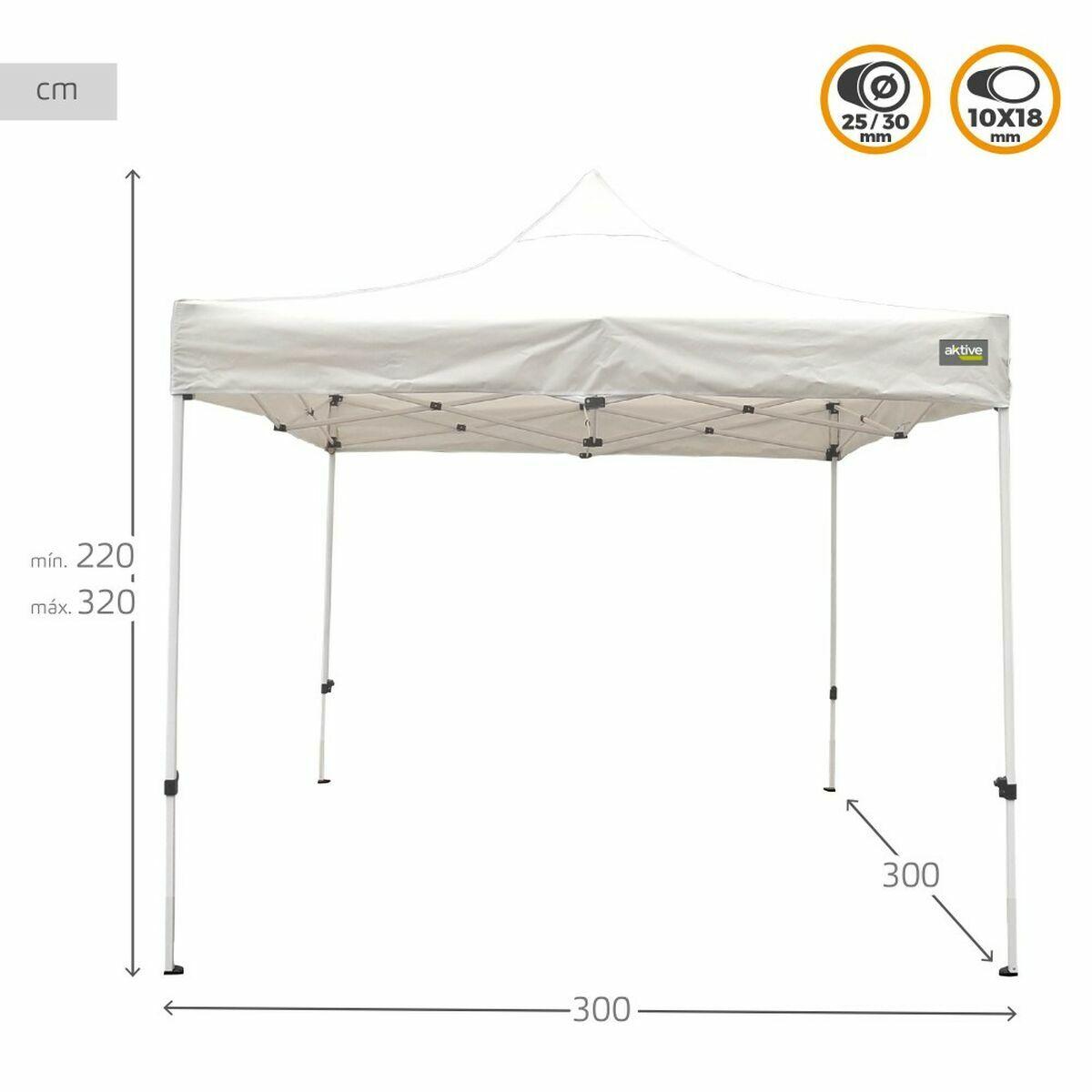 Cenador Colorbaby Plegable Altura ajustable Acero 300 x 300 x 220 cm