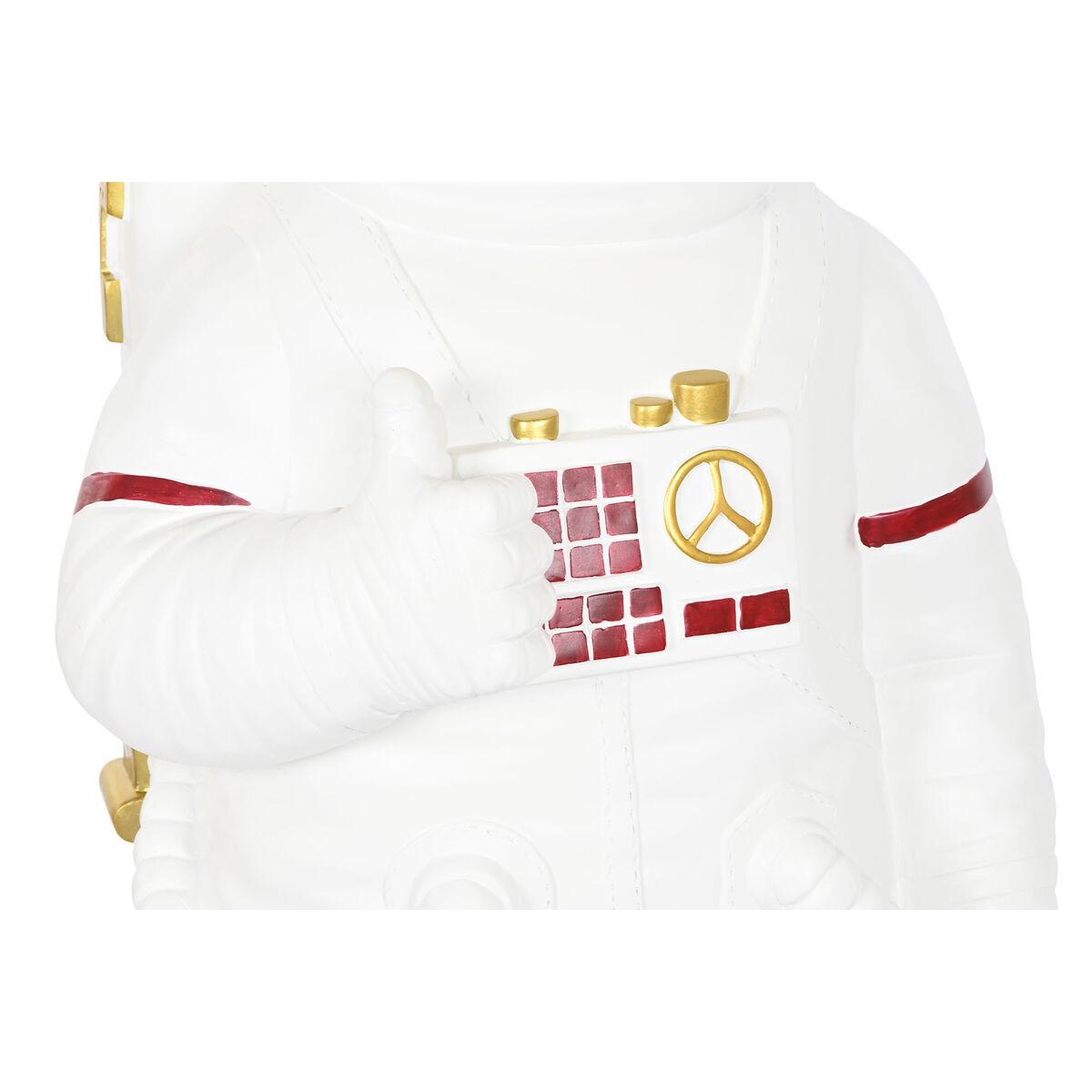 Figura Decorativa Home ESPRIT Blanco Plateado Astronauta 46 x 49 x 118 cm