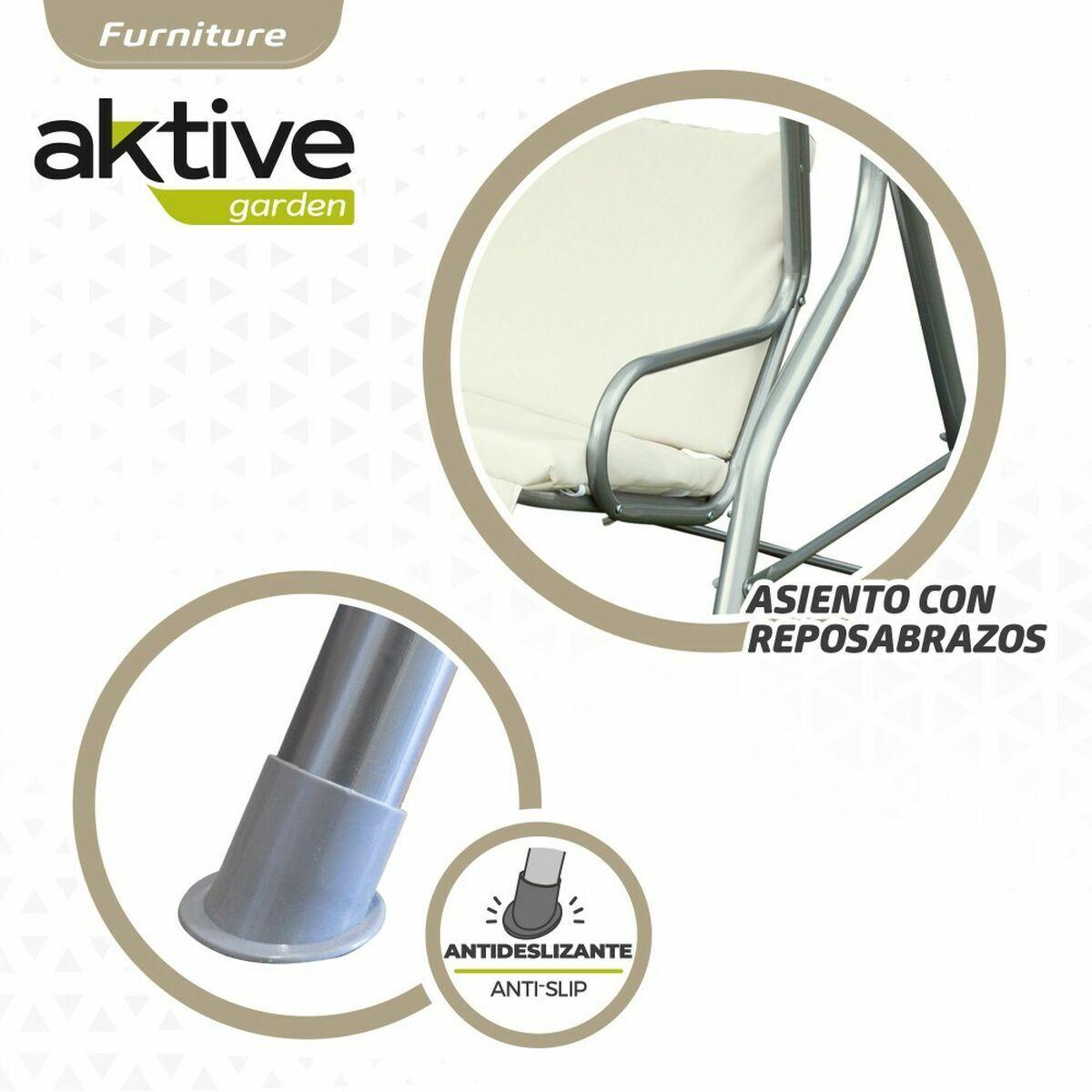 Balancín Aktive 3 plazas Marfil 180 x 107 x 160 cm