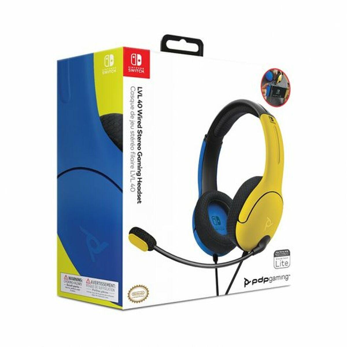 Auriculares con Micrófono PDP 500-162-YLBL-NA Amarillo Azul Negro