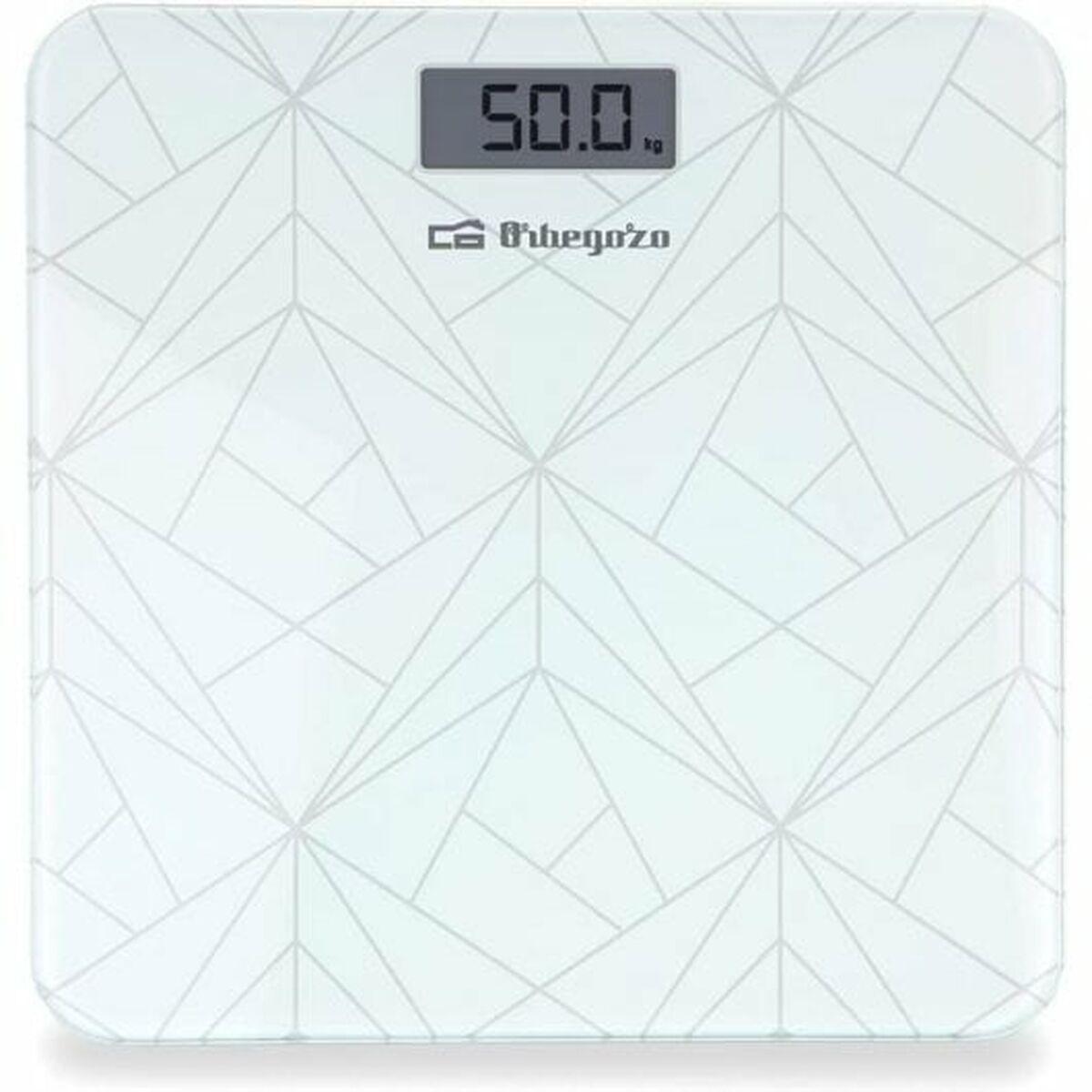 Báscula Digital de Baño Orbegozo PB 2218 Blanco Vidrio