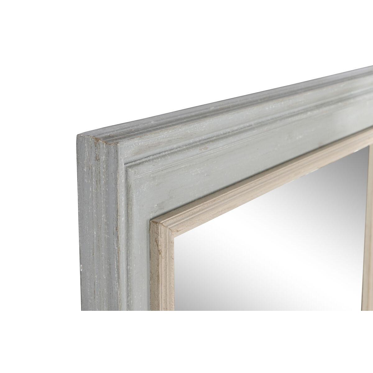 Espejo de pared Home ESPRIT Blanco Gris Natural 150 x 5 x 90 cm
