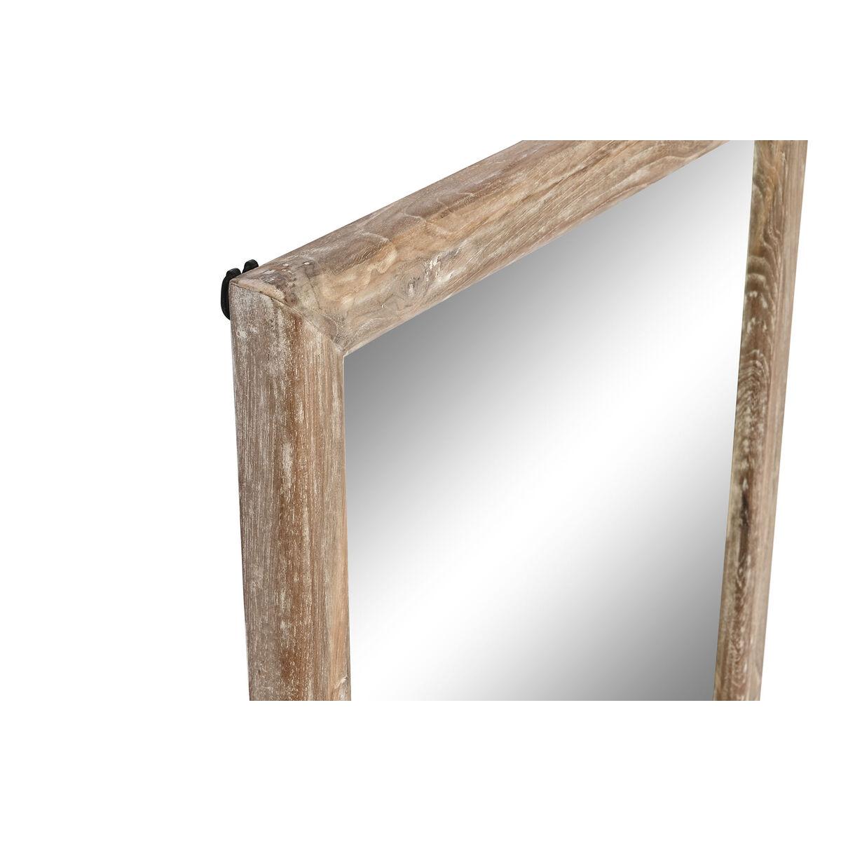 Espejo de pared Home ESPRIT Natural Teca Madera Reciclada Alpino 53 x 4 x 76 cm