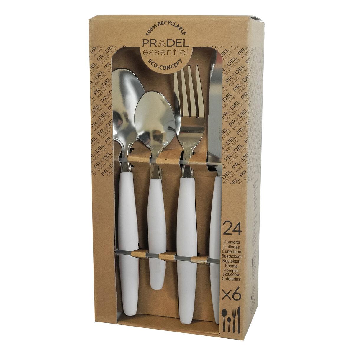 Set de Cubiertos Pradel essentiel Pure 24 Piezas Bicolor Metal