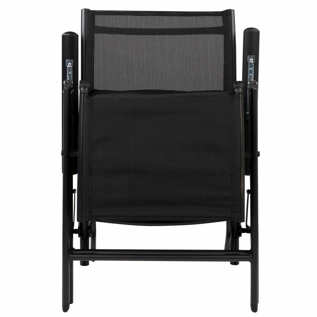 Tumbona Aktive Plegable Negro 145 x 47 x 80 cm