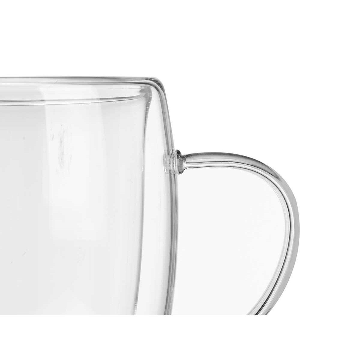 Taza Mug Transparente Vidrio de Borosilicato 343 ml (24 Unidades)